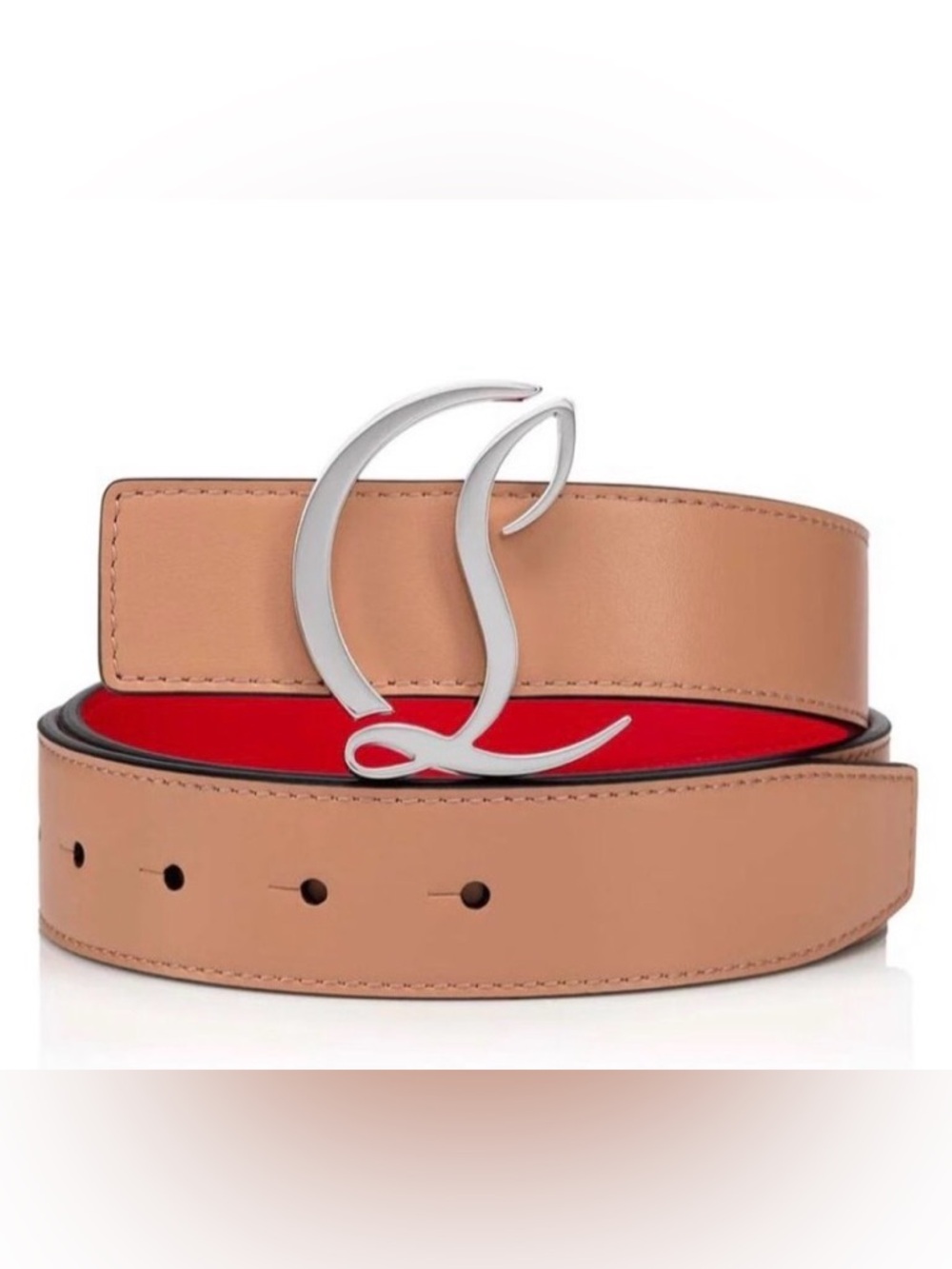 Christian Louboutin CL logo belt size 70 excellent condition